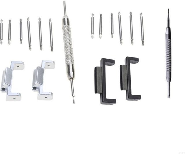 Casio ABS-Stecker-Adapter für Armbanduhr, 16 mm bis 22 mm, Schwarz - Bild 1