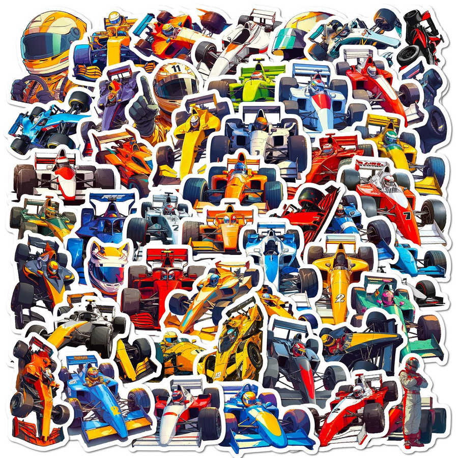 50-teiliges Set Car Beautiful Stickers Cartoon Graffiti Aufkleber Multicolour - Bild 2