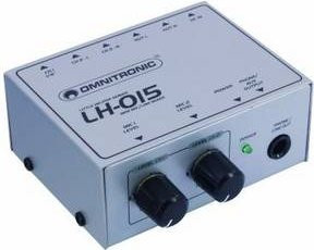 Omnitronic LH-015 Mini-Mixer mit 2 Kanälen in Grau - Bild 1