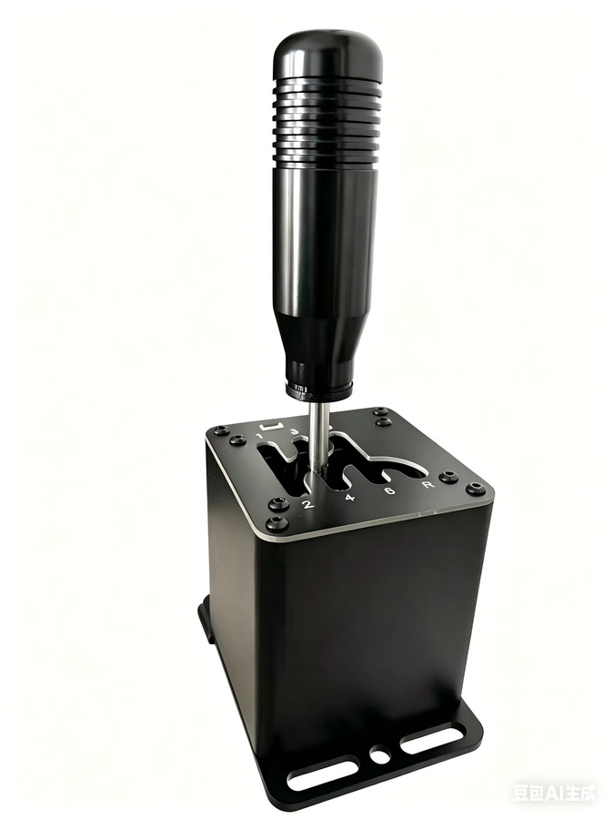 DUTRIEUX USB H-Schalthebel für PC Rennspiele in Schwarz, kompatibel mit Logitech G27 G29 G25 G920 und Thrustmaster T300RS/GT - Bild 3