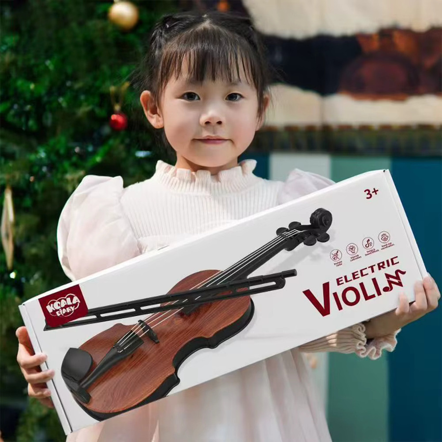 MSFTOYS Geige, Musikinstrument, Holz, Braun, ab 3 Jahre - Bild 2