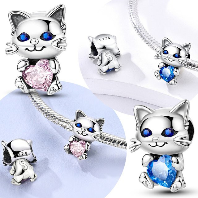 Charm 925 Silber, Perle, Kristall, Damen - Bild 1
