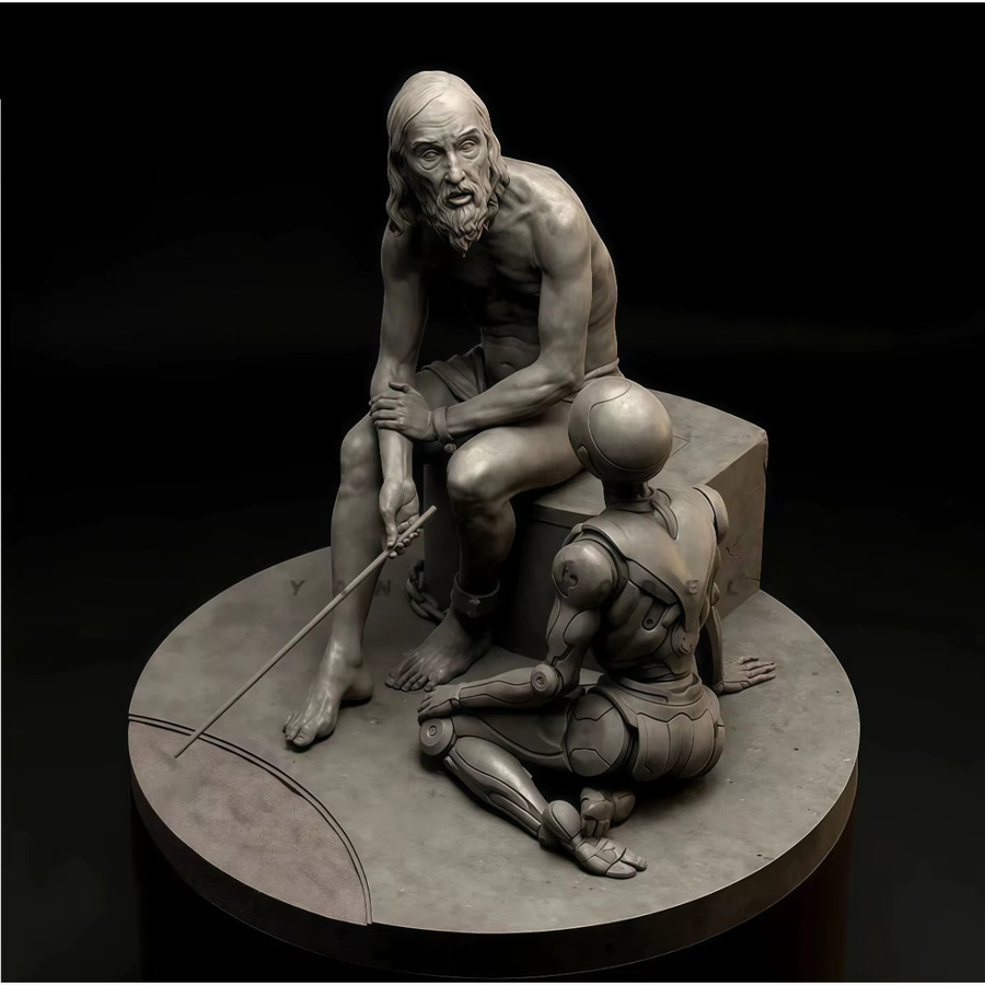 CLEAN SPACE Fantasy, Resin-Soldatenmodell, unmontierter und unbemalter Bausatz - Bild 3
