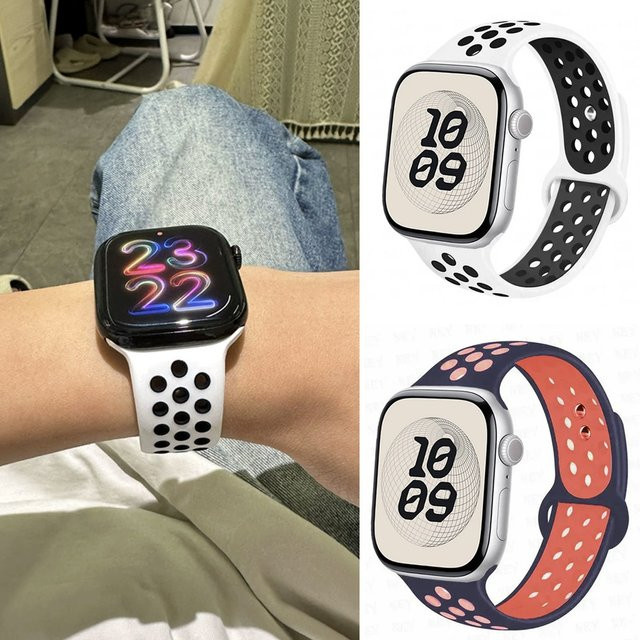 Apple Watch Silikonband, Sportarmband, Silikon, Unisex - Bild 1