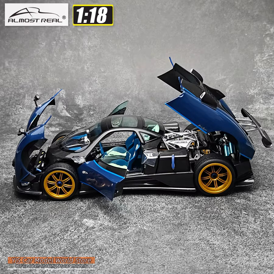 Almost Real Pagani Zonda Tricolore, Automodell, 1:18, Blau, Metall - Bild 2
