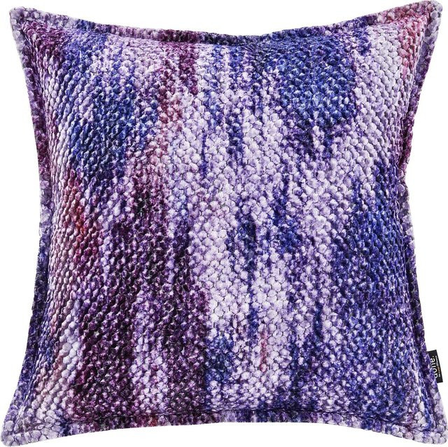 DONE Kissenhülle Glam Colour aus Samt in Lila Multicolour mit grafischem Design - Bild 1