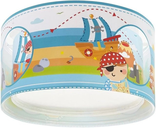 Dalber Deckenleuchte Kinder Pirateninsel in Blau und Multicolour