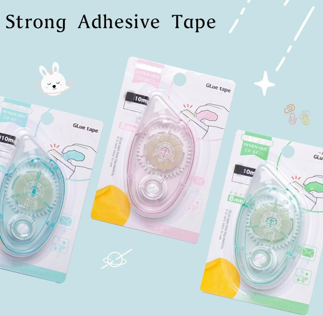 Starkes doppelseitiges Klebeband für DIY, Scrapbooking und Büro, Breite: 8 mm, Länge: 10 m - Bild 1