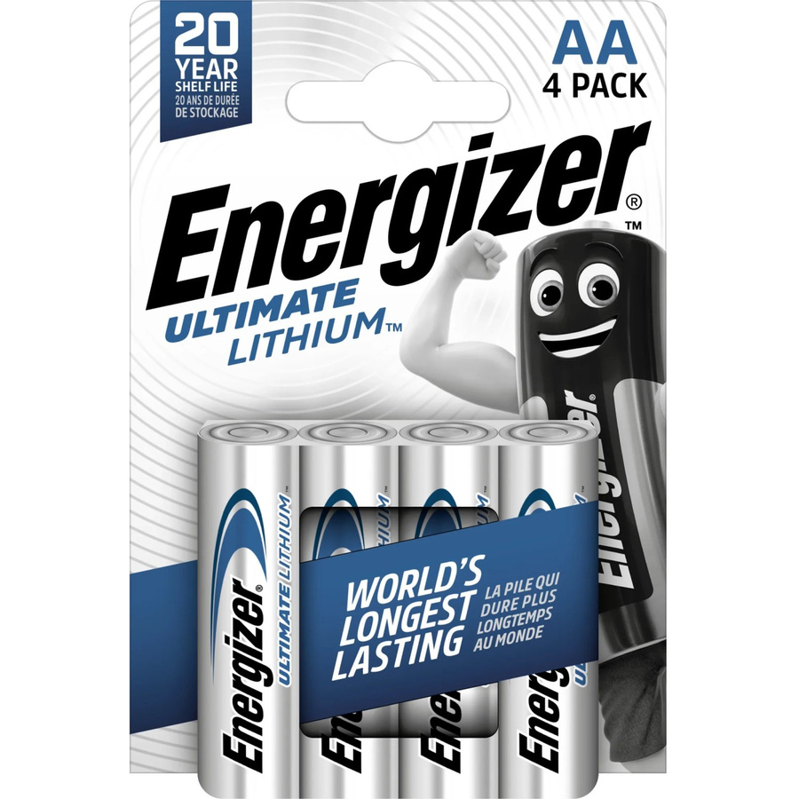 Energizer Ultimate Lithium AA Batterien, 4 Stück, Silber - Bild 2