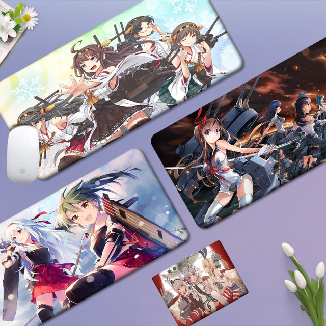 Kantai Collection Custom Skin Mauspad mit Anime Cartoon Design in Mehrfarbig für Gaming und Schreibtisch als Zubehör - Bild 1