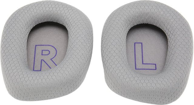 Atmungsaktive und elastische Ersatz-Ohrpolster für Logitech G733 Kopfhörer in Silber Grau - Bild 1