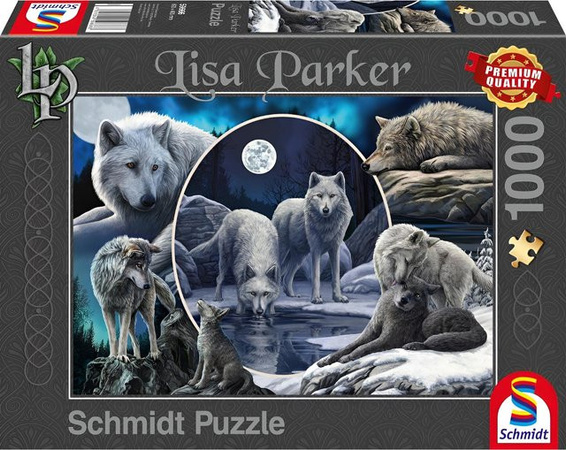 Schmidt Spiele Prächtige Wölfe, Puzzle, 1.000 Teile