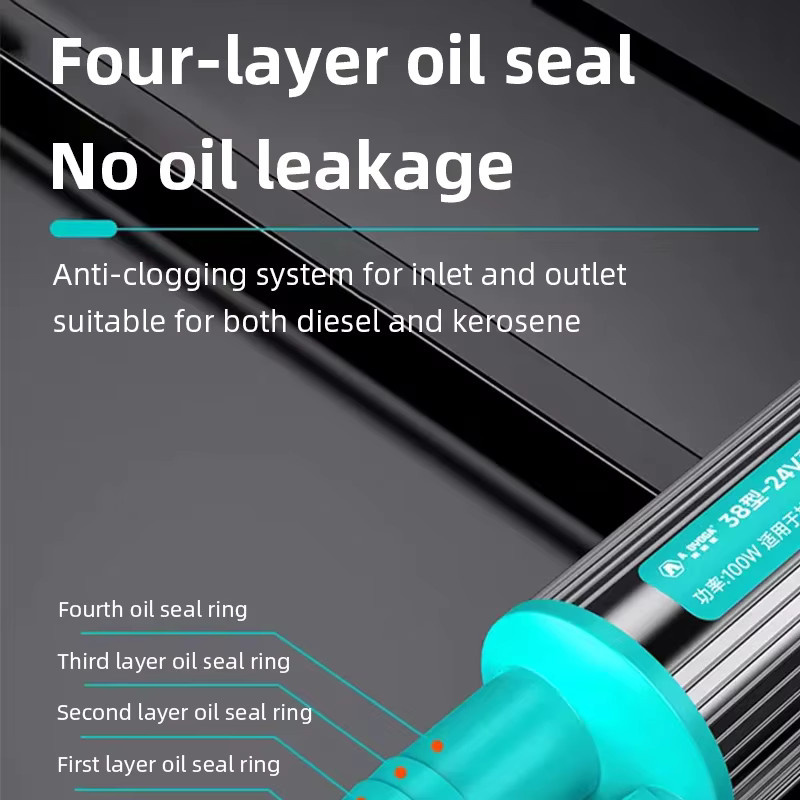 Tragbare elektrische Öltransferpumpe mit Lithium-Akku für Diesel und Wasser, wiederaufladbare Dual-Use-Pumpe mit hohem Durchfluss und Saugleistung - Bild 3