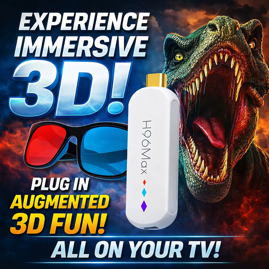 COTAUL H96 MAX S905L Mini TV Stick Android 14 Smart TV Box mit 2GB RAM und 16GB Speicher, 4K UHD, Wi-Fi 6 und Bluetooth, Farbe: Weiß - Bild 5