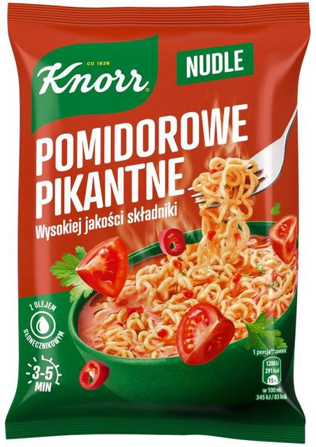 Knorr Nudelsuppe-Gericht Tomate pikant 63 g - Bild 1