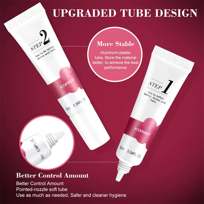 ICONSIGN Fix Lash & Brow Perming Tube Set, Fixierlotion, Unisex - Bild 3