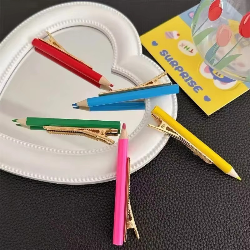 Haar Clip, Bleistift geformt, Multi Farbe, Kinder - Bild 4