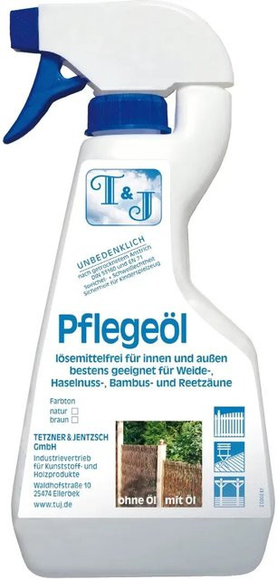T & J Pflegeöl Natur transparent 500ml - Bild 1