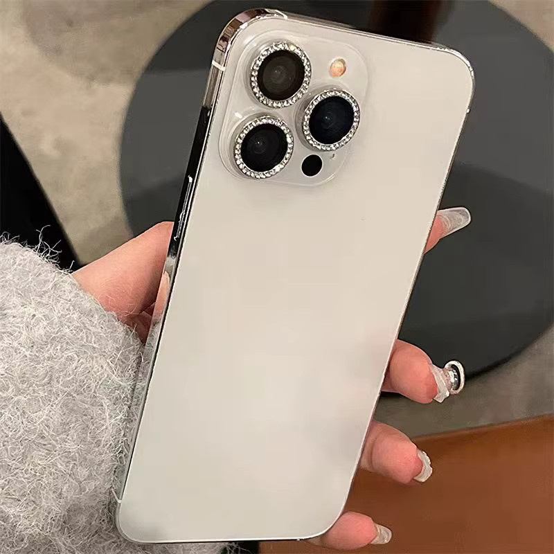 Diamant Kamera Schutz Film für iPhone 14 15 Plus 15 Pro Max und iPhone 13 14 Pro 15 Pro Objektiv Schutz Glas Rückseiten Abdeckung transparent - Bild 4