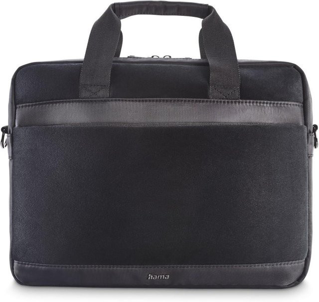 Hama Velvet Toploader-Tasche für Laptops bis 16,2 Zoll, Schwarz - Bild 1
