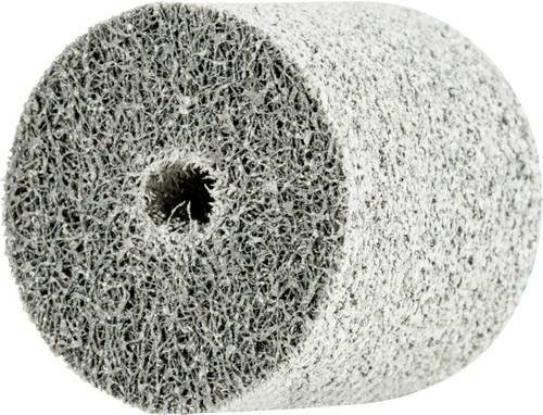 PFERD TOOLS POLINOX verpresstes Vlies-Rad PNER für Finish, Grau, Durchmesser: 25 mm, Bohrung-Ø: 6 mm, Mittelhart A, 10 Stück - Bild 1