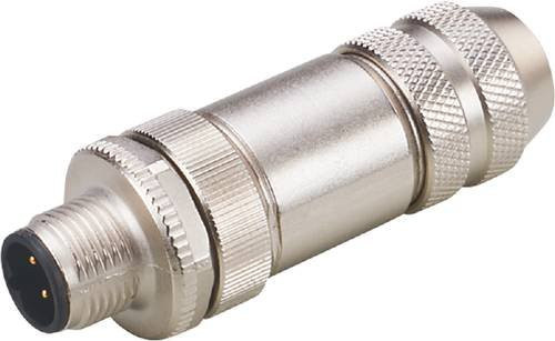 Ifm Electronic E12355 Sensor-Aktor-Steckverbinder unkonfektioniert, gerade, 4 Polzahl, silber - Bild 1