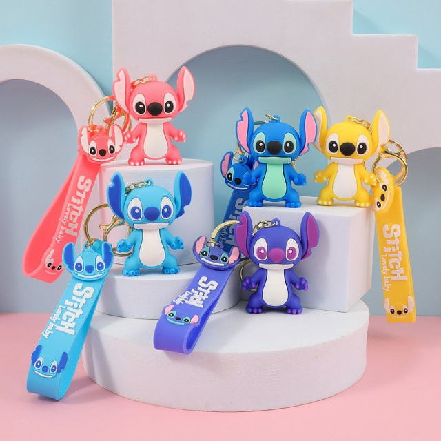 Disney Stitch Schlüsselanhänger, mehrfarbig, Damen, Herren, Kinder - Bild 1