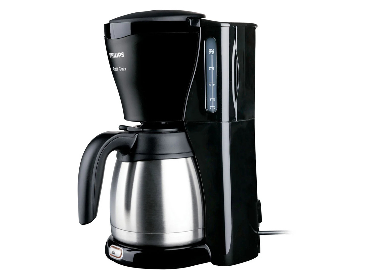 Philips Gaia Kaffeemaschine HD7544/20 in Schwarz mit Thermo-Kanne aus Edelstahl - Bild 2