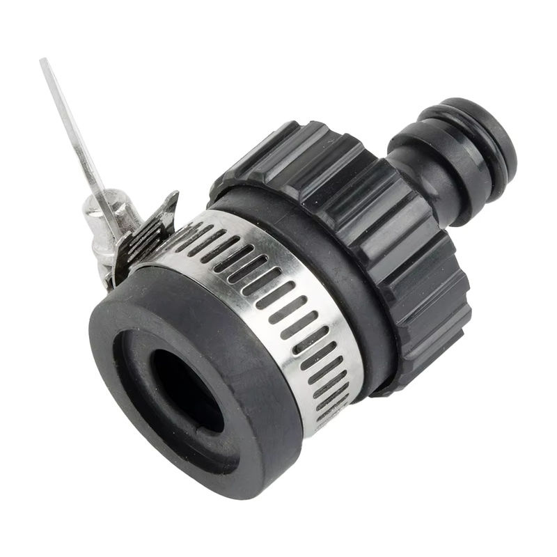 Schlauchverbinder für Gartenwasserhähne Schwarz, passend für Durchmesser 18-24 mm - Bild 4