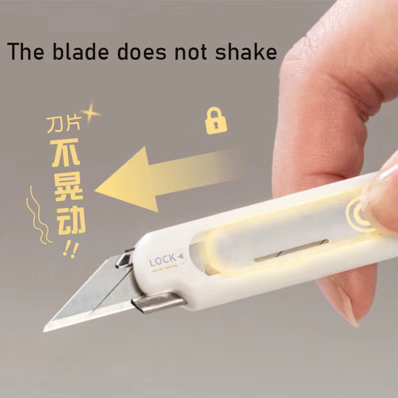 SDI Professionelles einziehbares Craft Utility Messer in Weiß mit 30 Grad Klinge und AutoLock-Funktion - Bild 3