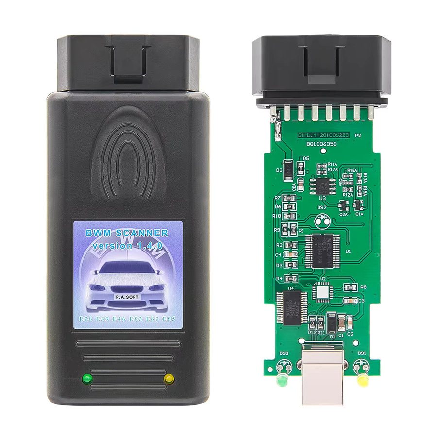 JFIND BMW OBD2 Diagnosegerät 1.4.0 Codeleser mit USB FT232RL Chip in Schwarz - Bild 4