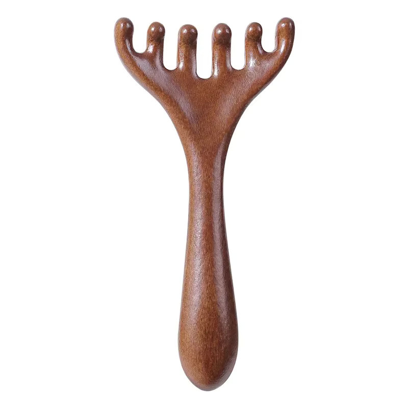 eelhoe Massage Kamm, Sandelholz, Gesicht, Unisex - Bild 6
