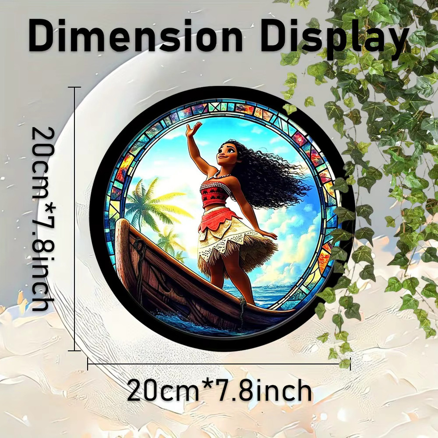 Potdemiel Moana Acryl-Sonnenfänger, bunter Hängeanhänger für Fenster und Garten, rund, Durchmesser: 20 cm - Bild 4