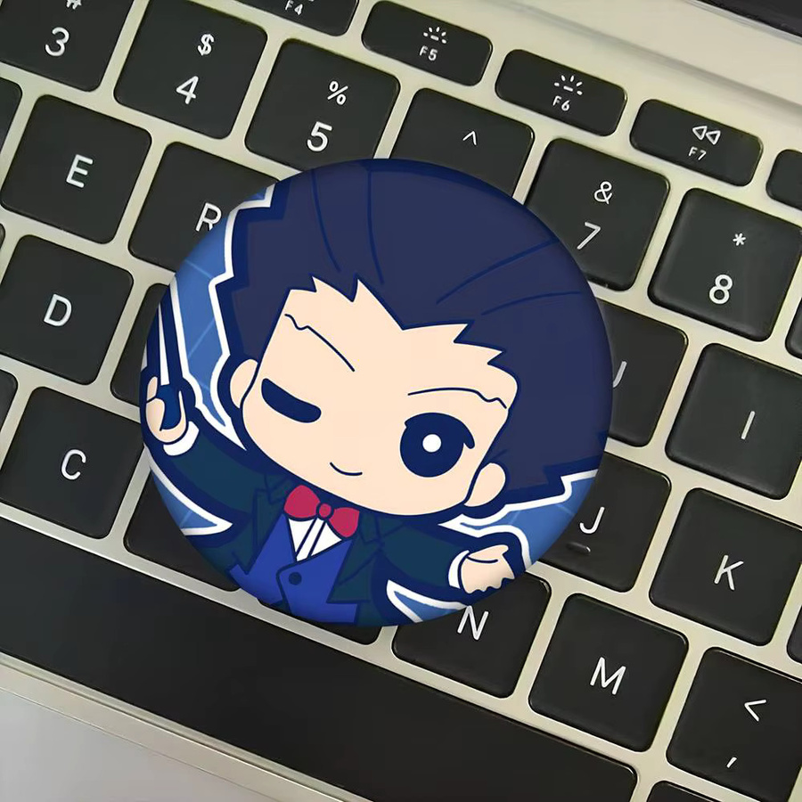 Ace Attorney Brosche, Emaille-Pin, rund - Bild 4