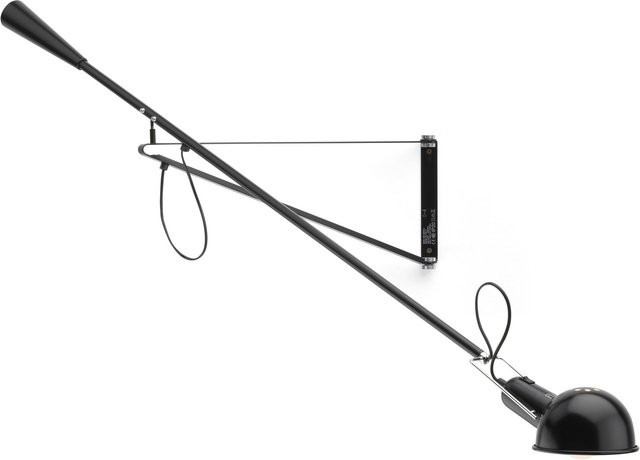 Flos 265 Small Wandleuchte aus Stahl in Schwarz mit E27 Fassung und verstellbarem Design - Bild 1