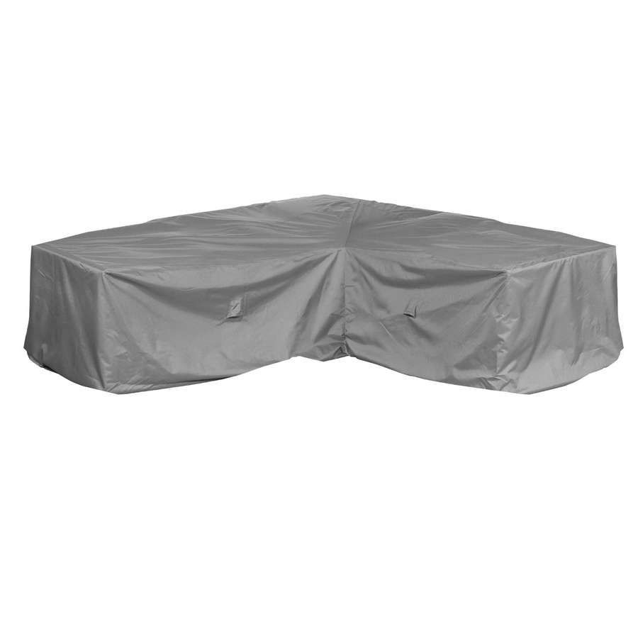 Mehr Garten Premium Loungegruppe in L-Form asymmetrisch, Grau, B/T/H: 325 x 270 x 80 cm, Rechts - Bild 2