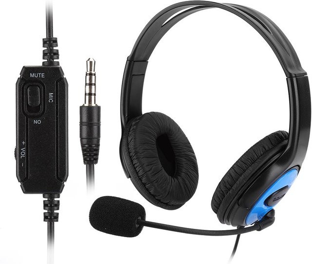 DIYelecs Gaming-Headset mit Geräuschreduzierung und Mikrofon in Schwarz für PS4 und Xbox One mit 3,5 mm Klinkenanschluss - Bild 1