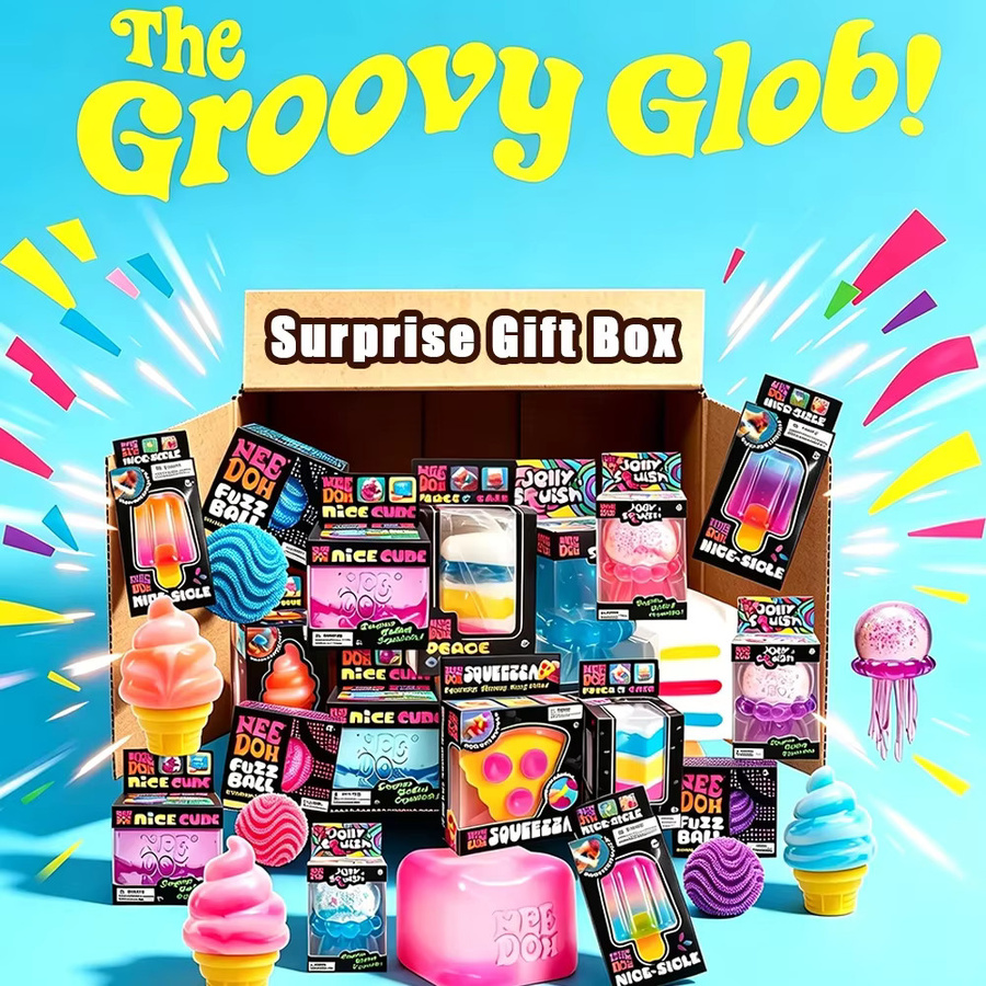 Schylling NeeDoh Squeez Toy Squishy Blind Box, Mystery Box - Bild 4