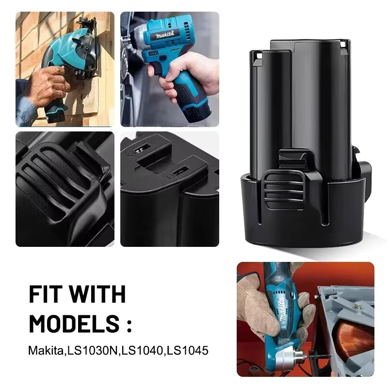 Makita Ersatz-Werkzeugakku 10,8 V mit 3,0 Ah oder 2,0 Ah für BL1013 BL1020 BL1030 TD090D DF030D - Bild 5