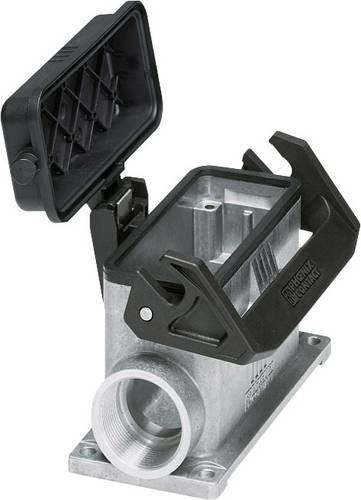 Phoenix Contact Sockelgehäuse HC-STA-B16-SLWSC-2SSM25-ELC-AL aus Aluminium in Grau - Bild 1