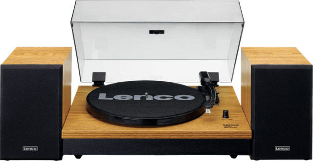 Lenco LS-300WD Bluetooth Plattenspieler in Braun - Bild 1