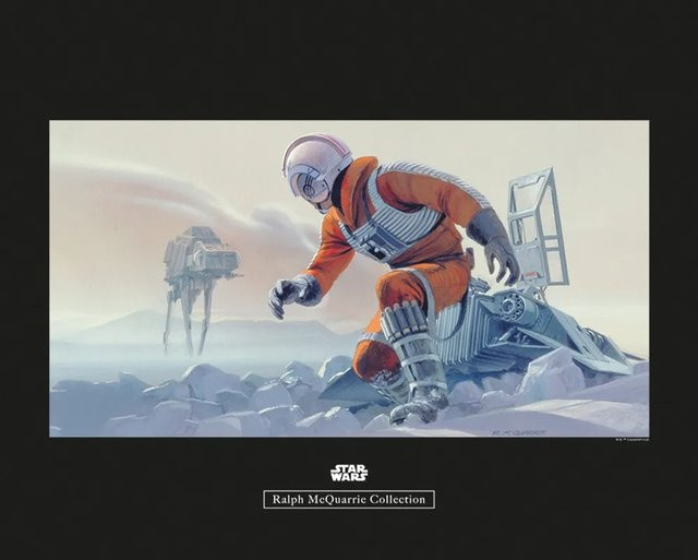 Komar Wandbild Star Wars Pilot Paper Poster Multicolor B: 50 cm, H: 40 cm - Bild 1