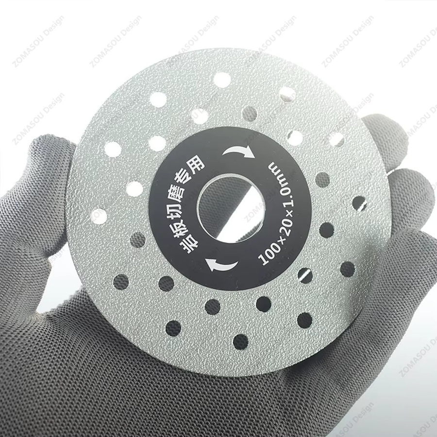 Diamant-Trennscheibe für Fliesen, Keramik und Marmor, ultradünn, Durchmesser: 100 mm - Bild 5