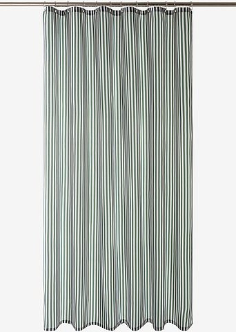 Jotex EMMY Duschvorhang gestreift in Grün und Multicolour aus Polyester, wasserdicht und blickdicht, H: 200 cm x B: 180 cm - Bild 1