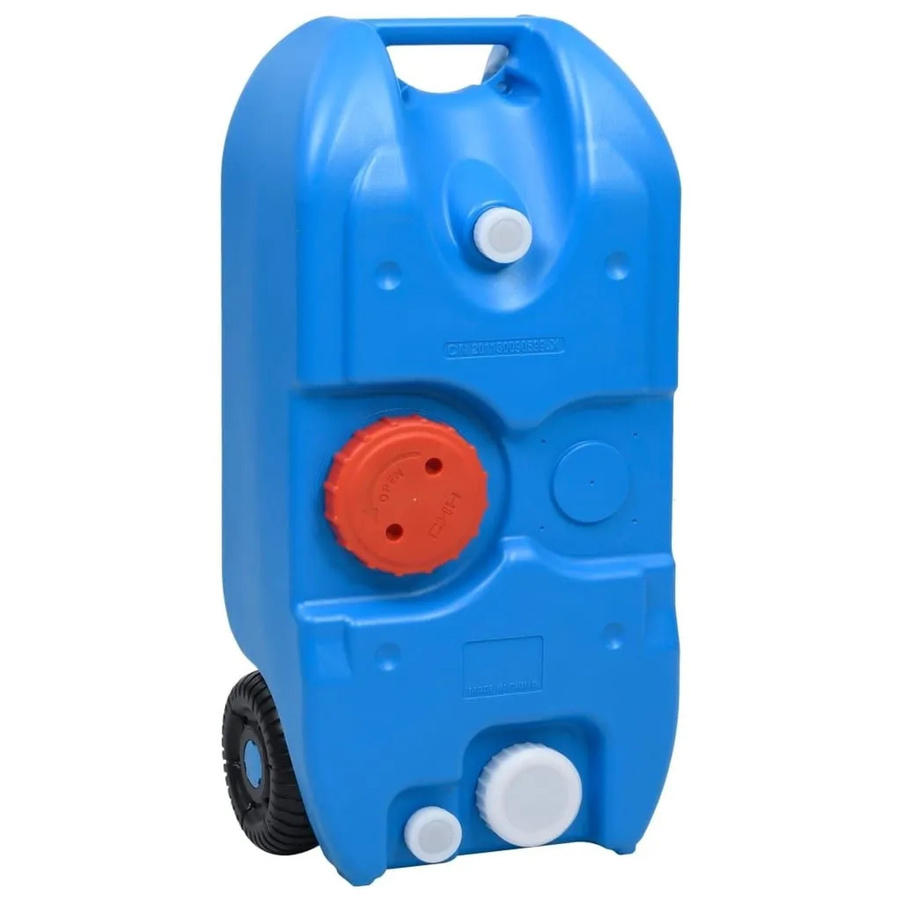 vidaXL Camping-Wassertank mit Rollen, 40 l, Blau - Bild 2