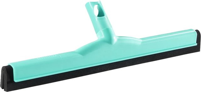 Leifheit Wasserschieber-Aufsatz Click-System mit Schaber in Schwarz und Türkis - Bild 1