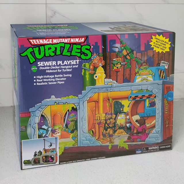 Playmates Teenage Mutant Turtles Kanalisation Spielset, Modell Figur Spielzeug, ab 14 Jahren - Bild 1