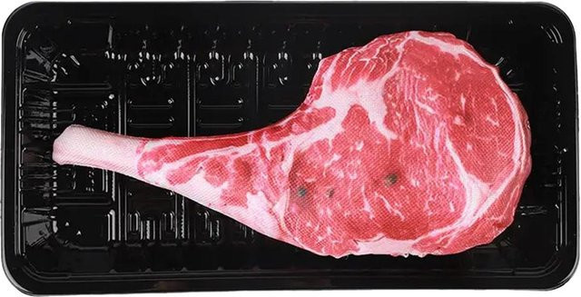 A Family Of Home Textiles Quietschknochen-Hundespielzeug, Steak-Karotte, bissfest - Bild 1