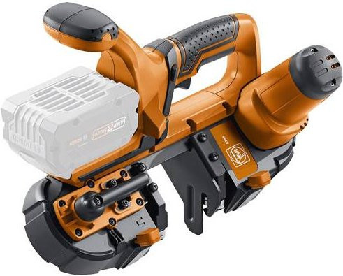 Fein Akku-Bandsäge ABAS 18-63 AS in Orange mit einer maximalen Schnitttiefe von 63,5 mm - Bild 1