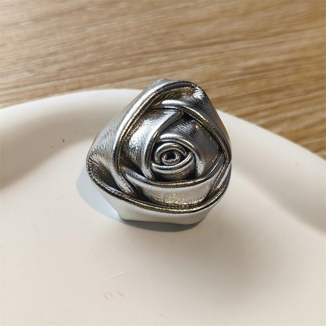 Schuhanhänger Leder, Rose Schleife, Herz, black, Herren - Bild 1